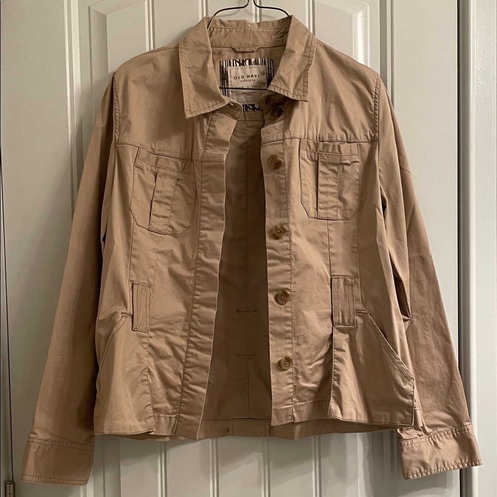 Old Navy Women's Utility Jacket in Tan
